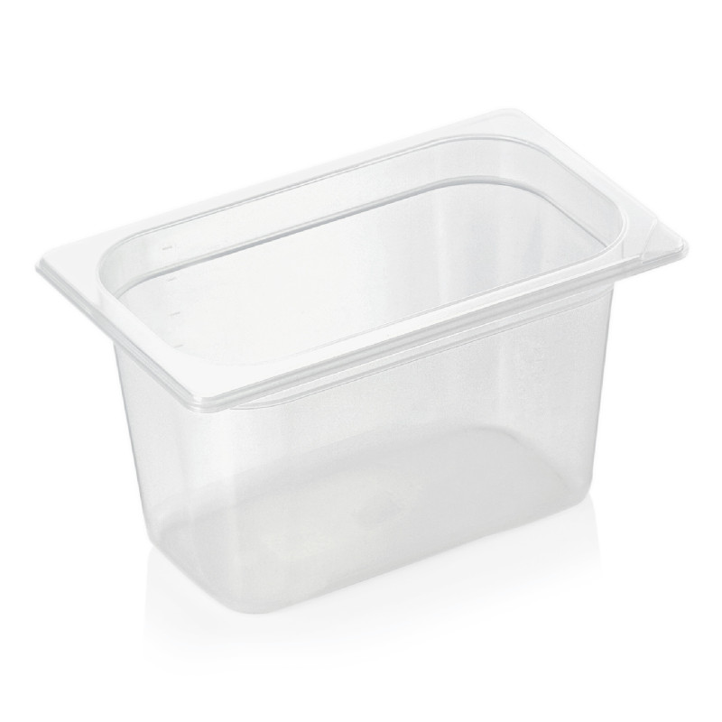 Bac GN 1/4 polypropylène H 150 mm 3,5 ltr transparent GN 89 professionnel - Was Germany  au meilleur prix sur Restock CHR