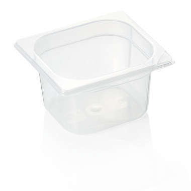 Bac GN 1/6 polypropylène H 100 mm 1,5 ltr transparent GN 89 professionnel - Was Germany  au meilleur prix sur Restock CHR