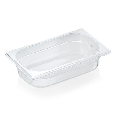 Bac GN 1/4 polycarbonate H 65 mm 1,7 ltr transparent GN 94 professionnel - Was Germany  au meilleur prix sur Restock CHR
