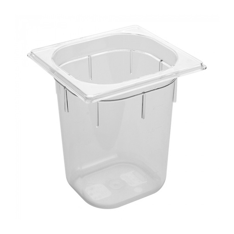 Bac gastronorme GN1/6 H 200 mm  - Caterchef  au meilleur prix sur Restock CHR
