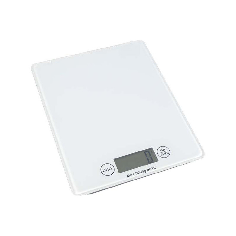 Balance cuisine - 5kg/2g - 206x165x20mm - Verre - 4745BO - Saro  au meilleur prix sur Restock CHR