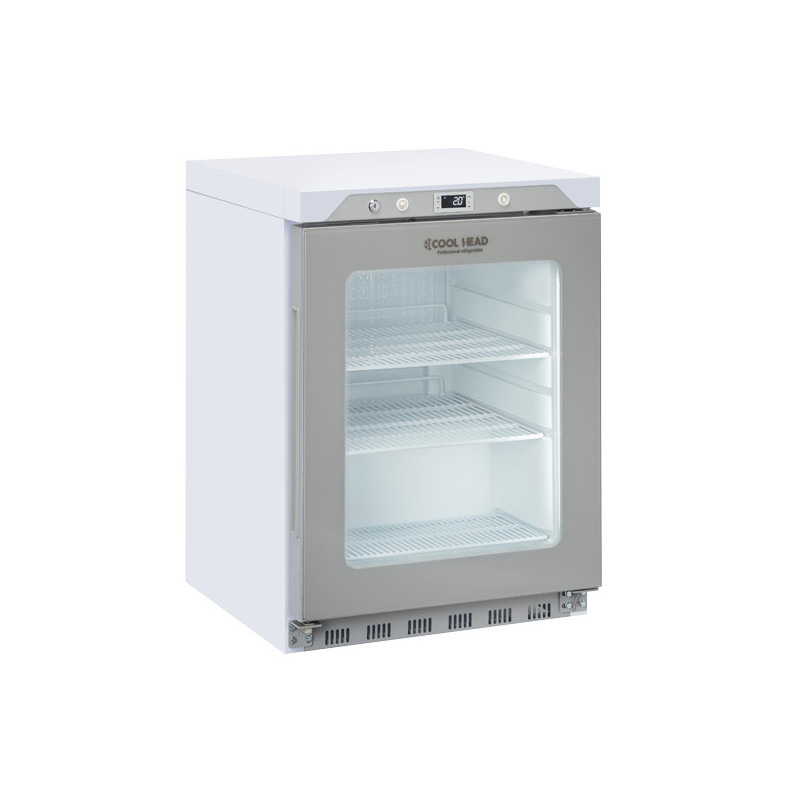 Armoire réfrigérée positive 200 L - Porte vitrée LED - Thermostat numérique - 2 étagères réglables - Cool Head  au meilleur prix