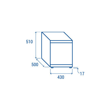 Réfrigérateur à boissons pour boissons 52 litres RCF 52 - Cool Head  au meilleur prix sur Restock CHR