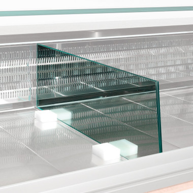 Séparation exposition en verre l.860mm - Diamond  au meilleur prix sur Restock CHR