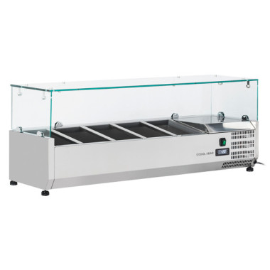 Vitrine horizontale réfrigérée GN1/4 - VRX 12/33 - Cool Head  au meilleur prix sur Restock CHR