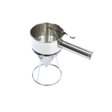 Distributeur de pâte à crêpes - 1,3 L - En acier inoxydable - bouton de dosage inclus - Maxima  au meilleur prix sur Restock CHR