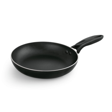 Aluminium, Plastique Poêle antiadhésive 20 cm H 4 cm fond plat aluminium poignée plastique professionnel - Was Germany  au meill