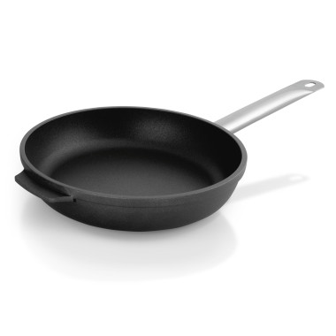 Aluminium, Acier inoxydable Poêle antiadhésive 28 cm H 5,5 cm aluminium poignée inox professionnel - Was Germany  au meilleur pr