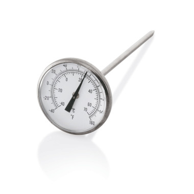 Acier inox chrome-nickel Thermomètre à piquer 4,5 cm profondeur 12,5 cm -40 à 70°C inox professionnel - Was Germany  au meilleur