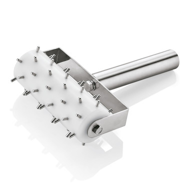 Acier inox chrome-nickel, Plastique Rouleau pique-vite picots 0,5 cm 20,5 x 14 cm inox professionnel - Was Germany  au meilleur 