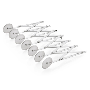 Acier inoxydable Coupe-pâte 7 molettes 5 cm 24 cm largeur réglable max. 12 cm inox professionnel - Was Germany  au meilleur prix