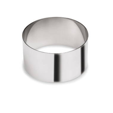 Acier inox chrome-nickel Cercles à mousse H 4 cm 7,5 cm inox (x4) professionnel - Was Germany  au meilleur prix sur Restock CHR