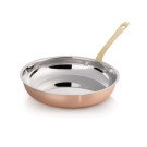 Poêle à fl 23,5 cm 1,1 ltr cuivre STEEL & STYLE AMBER AMBER professionnel - Was Germany  au meilleur prix sur Restock CHR