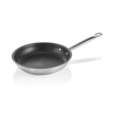 Poêle antiadhésive 24 cm H 4,5 cm inox 18/10 COOKWARE 21 professionnel - Was Germany  au meilleur prix sur Restock CHR