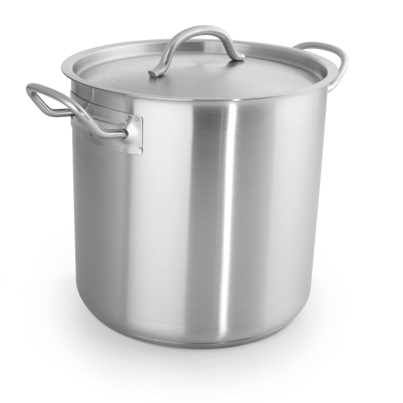 Marmite à soupe avec couvercle 28 cm H 22 cm 13 ltr inox COOKWARE 53 professionnel - Was Germany  au meilleur prix sur Restock C
