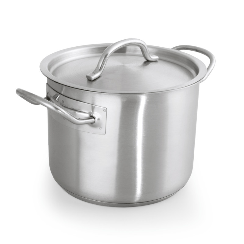 Faitout avec couvercle 24 cm H 13,5 cm 6 ltr inox COOKWARE 53 professionnel - Was Germany  au meilleur prix sur Restock CHR