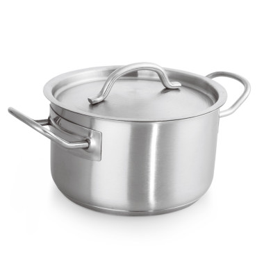 Marmite avec couvercle 28 cm H 13 cm 8,5 ltr inox COOKWARE 53 professionnel - Was Germany  au meilleur prix sur Restock CHR