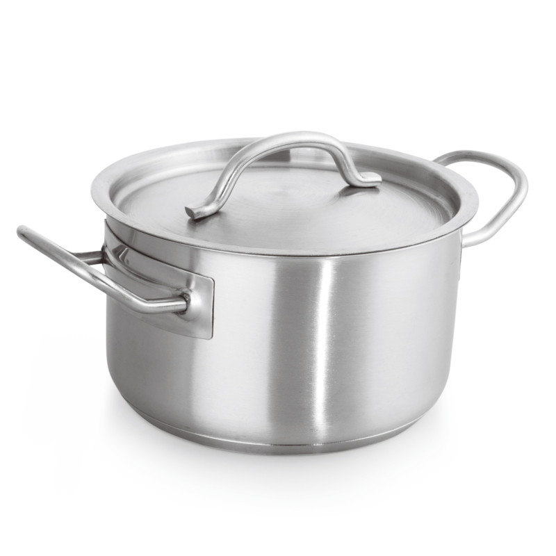 Marmite avec couvercle 28 cm H 13 cm 8,5 ltr inox COOKWARE 53 professionnel - Was Germany  au meilleur prix sur Restock CHR