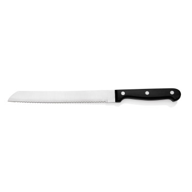 Acier inoxydable, Plastique Couteau à pain 21 cm inox manche noir professionnel - Was Germany  au meilleur prix sur Restock CHR
