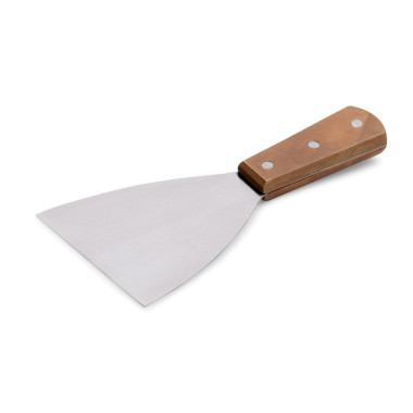 Bois, Acier inoxydable Spatule de cuisson pleine 21 cm 11,5 x 10 cm inox manche bois professionnel - Was Germany  au meilleur pr