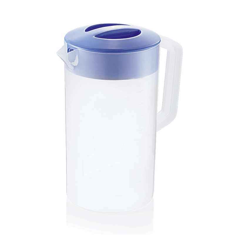 Polypropylène Pichet avec couvercle bleu 2,5 ltr graduation 250 ml polypropylène professionnel - Was Germany  au meilleur prix s