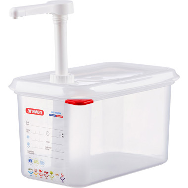 Distributeur de sauces avec pompe GN 1/4 - Stalgast  au meilleur prix sur Restock CHR