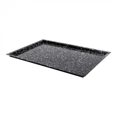 Plateau de four noir tacheté 60 x 40cm H 2cm- Caterchef  au meilleur prix sur Restock CHR