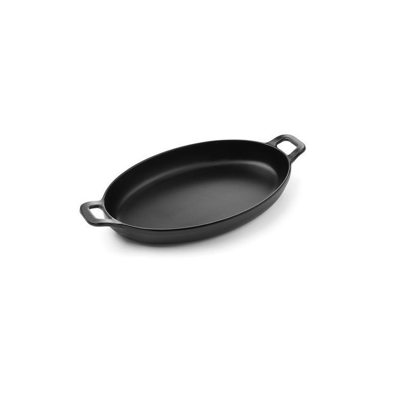Petite poêle ovale en mélamine Little Chef - 263x140x(H)37mm - Lot de 6 - Finedine  au meilleur prix sur Restock CHR
