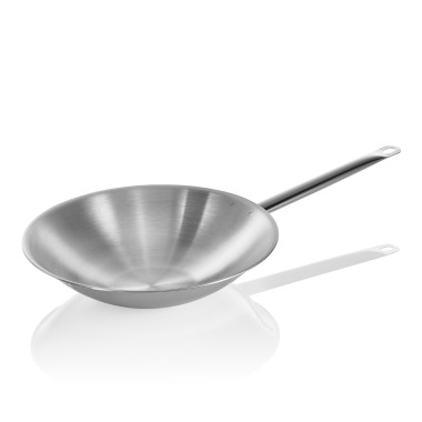 Wok fond aplati 38 cm H 9 cm inox 18/10 COOKWARE 21 professionnel - Was Germany  au meilleur prix sur Restock CHR