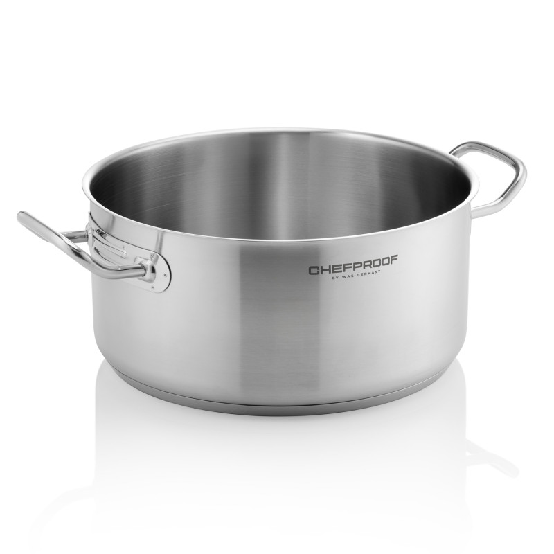 Acier inox 18/10 Marmite CHEFPROOF 24 cm H 11 cm 5 ltr inox 18/10 professionnel - Was Germany  au meilleur prix sur Restock CHR