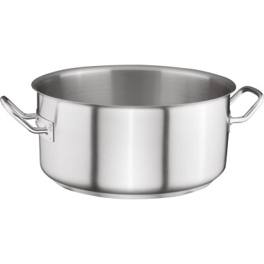 Casserole basse sans couvercle inox Ø 200 mm 2.5 litres - Stalgast  au meilleur prix sur Restock CHR