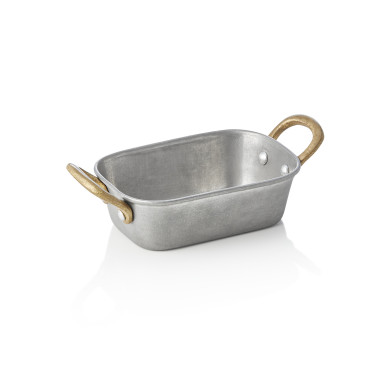 Poêle de service rectangulaire 13 x 8,5 cm inox STEEL & STYLE VINTAGE professionnel - Was Germany  au meilleur prix sur Restock 