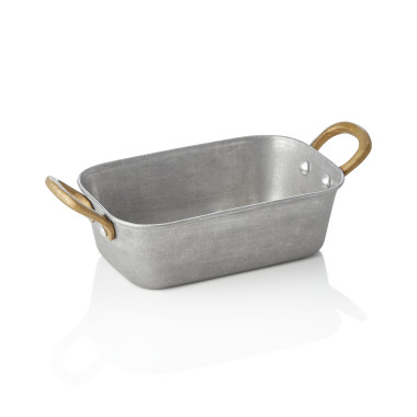 Poêle de service rectangulaire 15 x 9,5 cm inox STEEL & STYLE VINTAGE professionnel - Was Germany  au meilleur prix sur Restock 