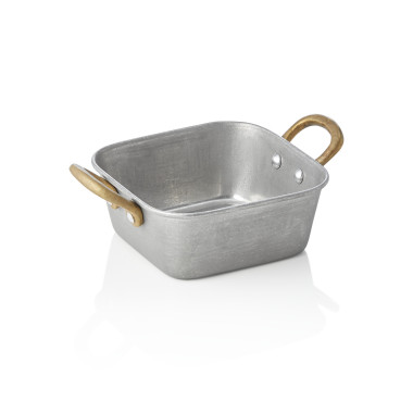 Poêle de service carrée 12 x 12 cm inox STEEL & STYLE VINTAGE professionnel - Was Germany  au meilleur prix sur Restock CHR
