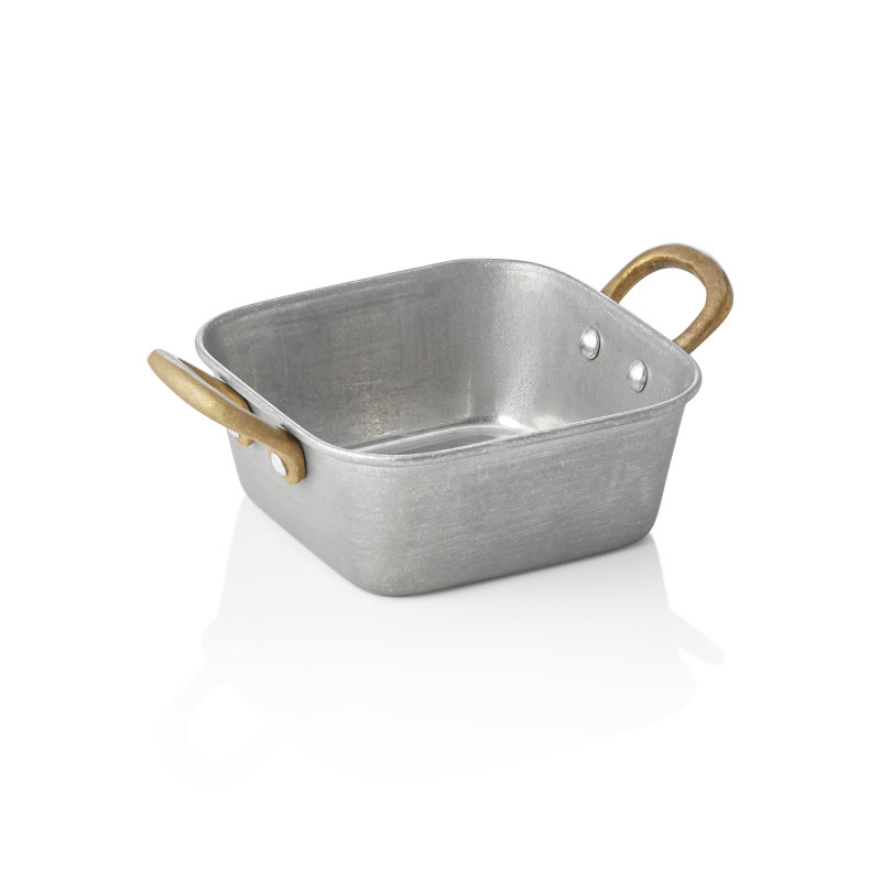 Poêle de service carrée 12 x 12 cm inox STEEL & STYLE VINTAGE professionnel - Was Germany  au meilleur prix sur Restock CHR