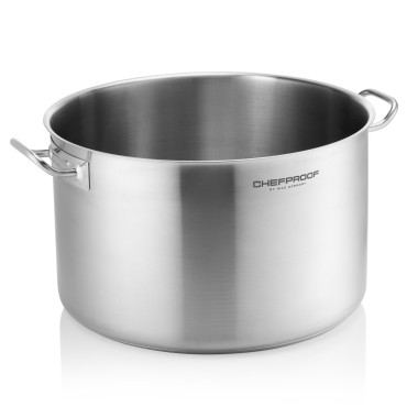 Acier inox 18/10 Faitout CHEFPROOF 40 cm H 25 cm 30 ltr inox 18/10 professionnel - Was Germany  au meilleur prix sur Restock CHR