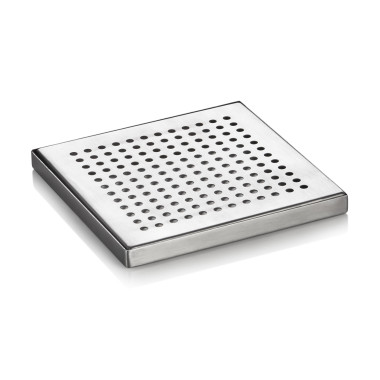 Acier inox chrome-nickel Plateau d'égouttage 15,5 x 15,5 x 1,5 cm inox professionnel - Was Germany  au meilleur prix sur Restock