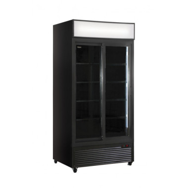 Armoire réfrigérée ventilée à 2 portes Modèle CL1100V2GCSLBLACK - KlimaItalia  au meilleur prix sur Restock CHR