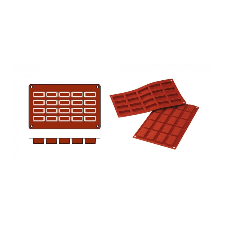 Moule Financiers - Silikomart  au meilleur prix sur Restock CHR