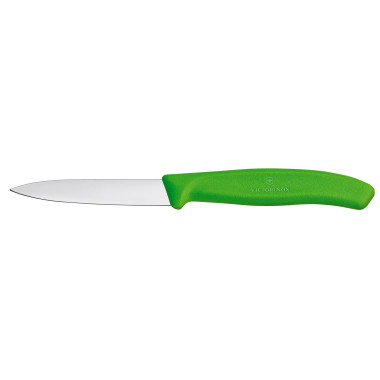 Couteau à légumes Swiss Classic - lisse - 8 cm - vert - Finedine  au meilleur prix sur Restock CHR