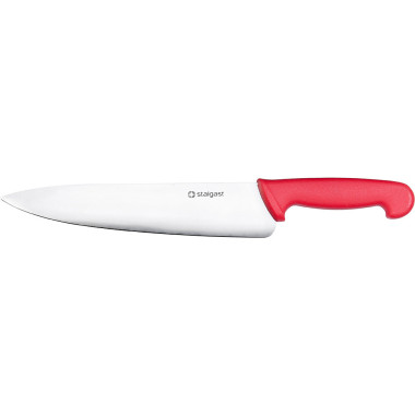 Couteau de chef HACCP rouge 250 mm - Stalgast  au meilleur prix sur Restock CHR