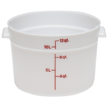 Boîte ronde - 37.8 x 37.8 cm - Blanc - Lot de 6 - Cambro  au meilleur prix sur Restock CHR