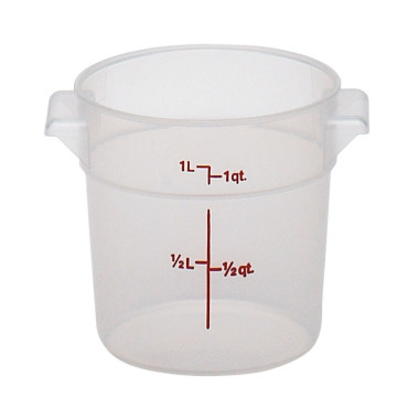Boîte ronde - 15.4 x 15.4 cm - Translucide - Lot de 12 - Cambro  au meilleur prix sur Restock CHR