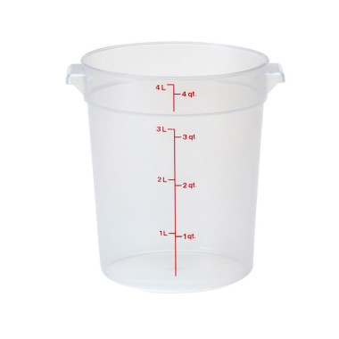 Boîte ronde - 20.8 x 20.8 cm - Translucide - Lot de 12 - Cambro  au meilleur prix sur Restock CHR