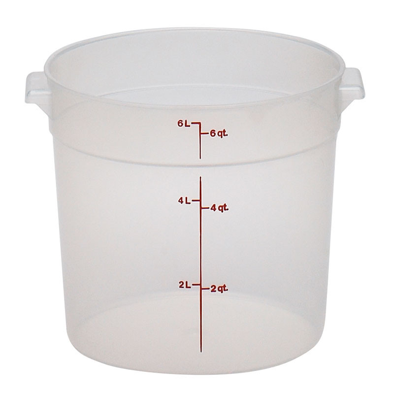 Boîte ronde - 25.2 x 25.2 cm - Translucide - Lot de 12 - Cambro  au meilleur prix sur Restock CHR