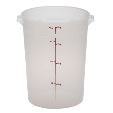Boîte ronde - 25.2 x 25.2 cm - Translucide - Lot de 12 - Cambro  au meilleur prix sur Restock CHR