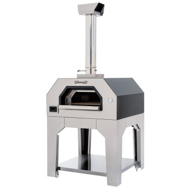 Four à pizza bois professionnel - 4 pizzas 35cm - 500°C - Casselin  au meilleur prix sur Restock CHR