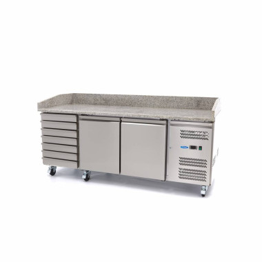 Réfrigérateur à pizza professionnel - 202cm - 2 portes - Maxima  au meilleur prix sur Restock CHR
