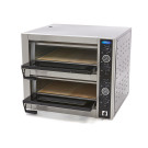Four à pizza professionnel - 8 pizzas - Double étage - 400V triphasé - Maxima  au meilleur prix sur Restock CHR