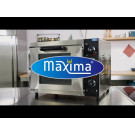 Four à pizza double étage - 2 pizzas de diam 40 cm - Maxima  au meilleur prix sur Restock CHR